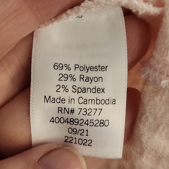 LC Lauren Conrad l'amour Waffle Knit Sleep Lounge Top, NWT, XXL - Picture 6 of 7